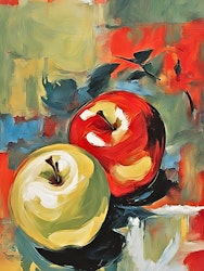 Graphic Art "Apple from your heart"