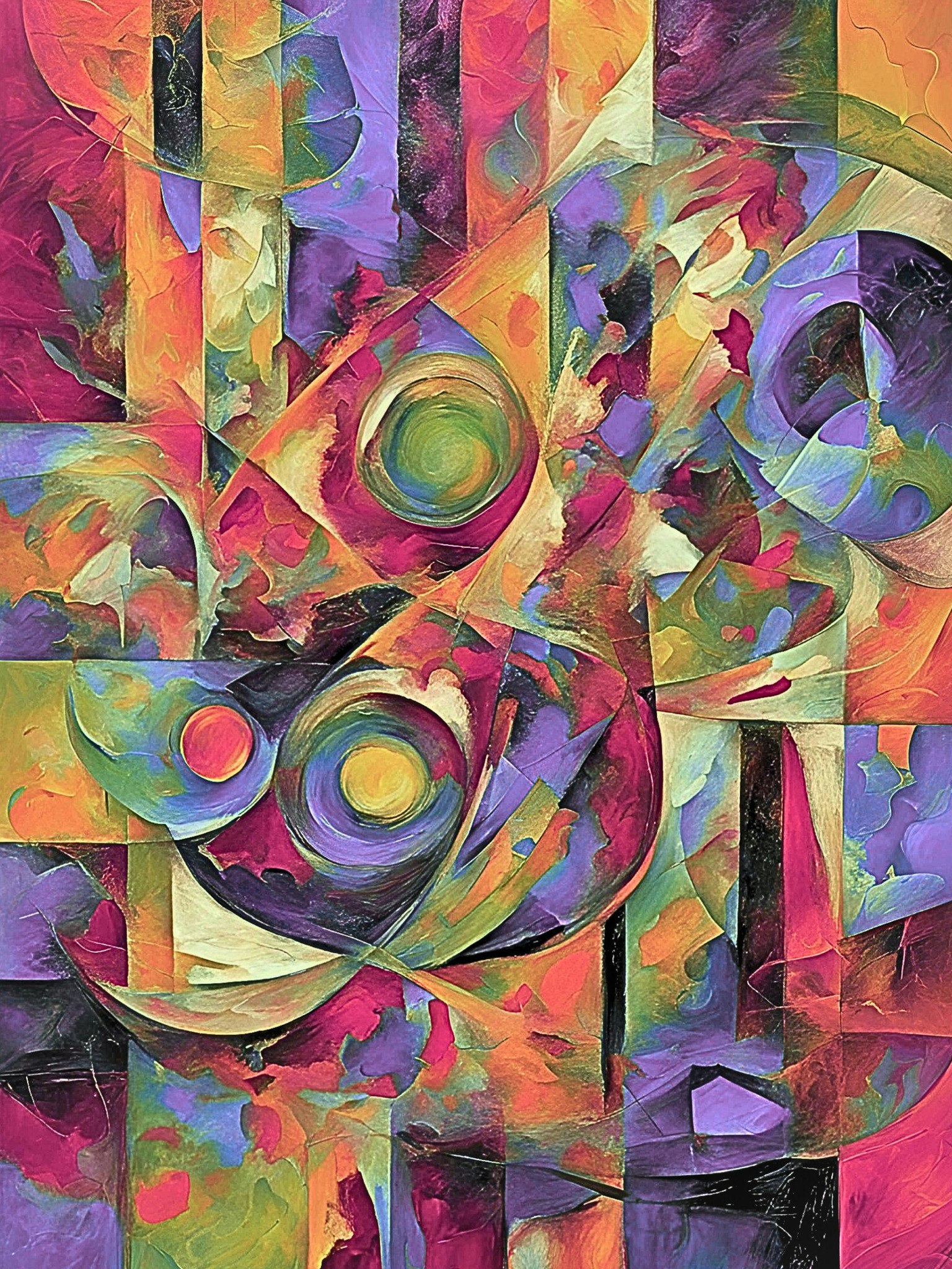 Graphic Art "The abstract dance"