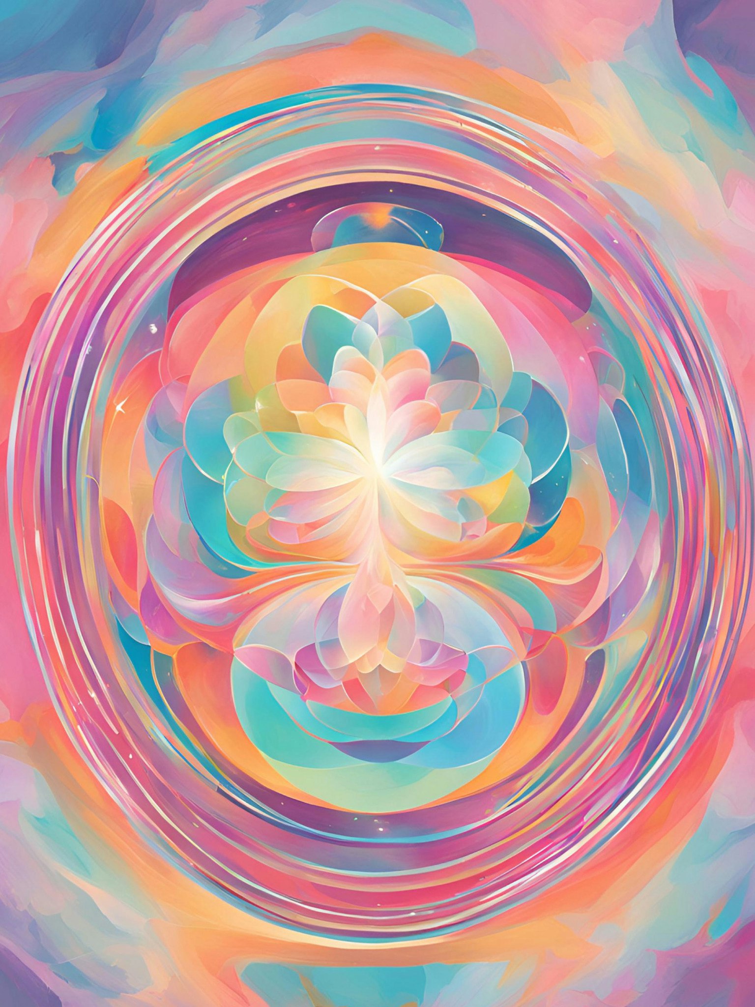 Graphic Art "The blessed chaos of the universe"