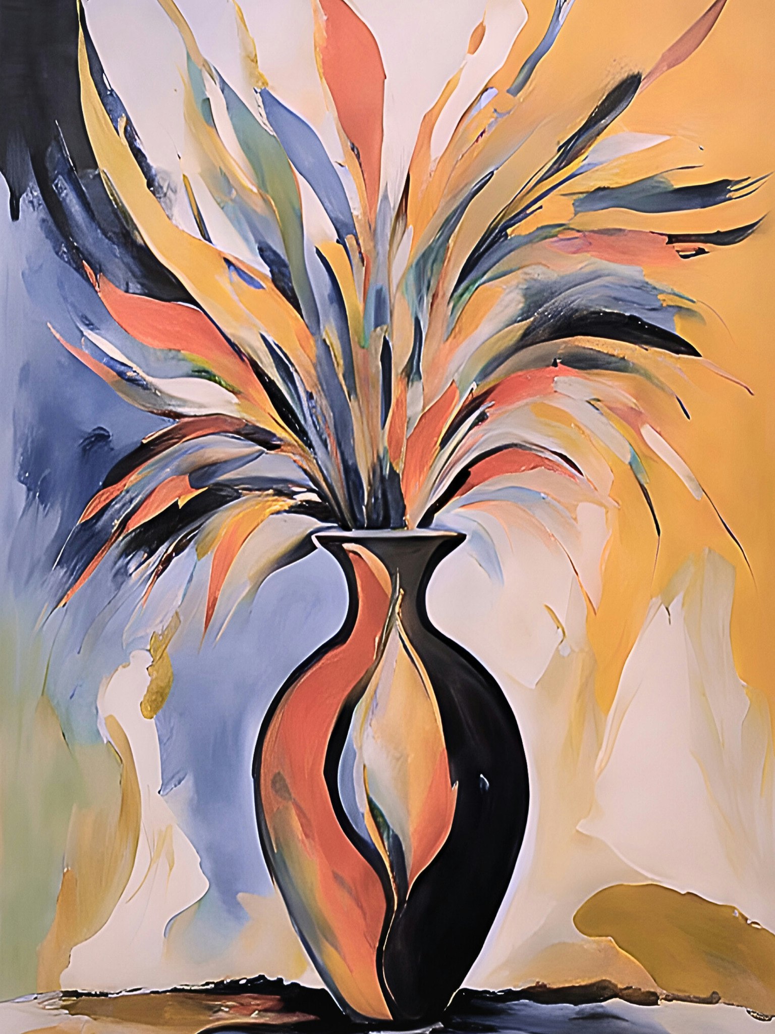 Graphic Art "The natural flow of happiness"