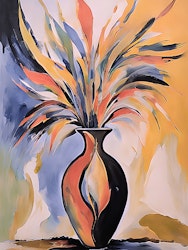 Graphic Art "The natural flow of happiness"