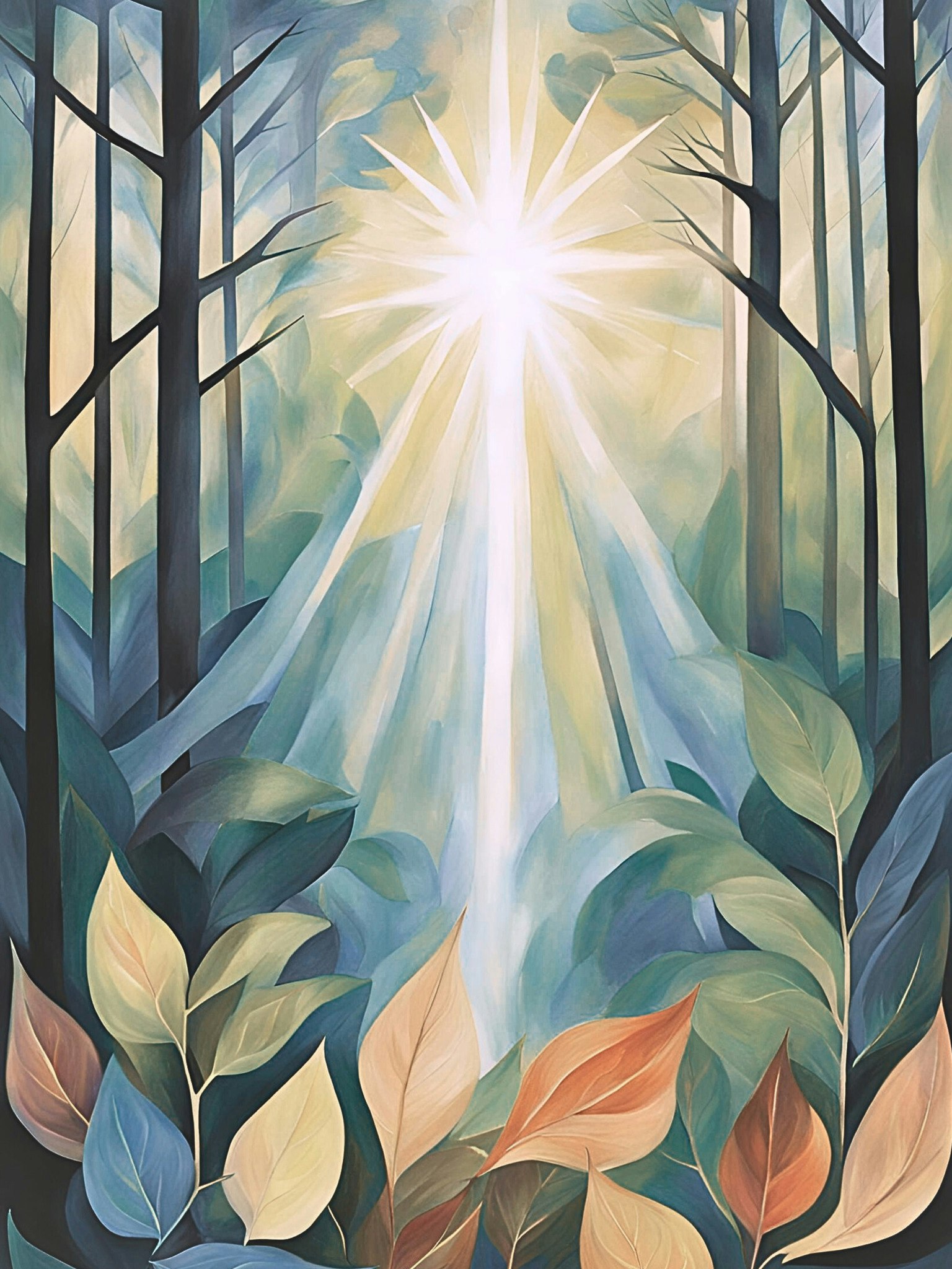 Graphic Art "The cosmic light"