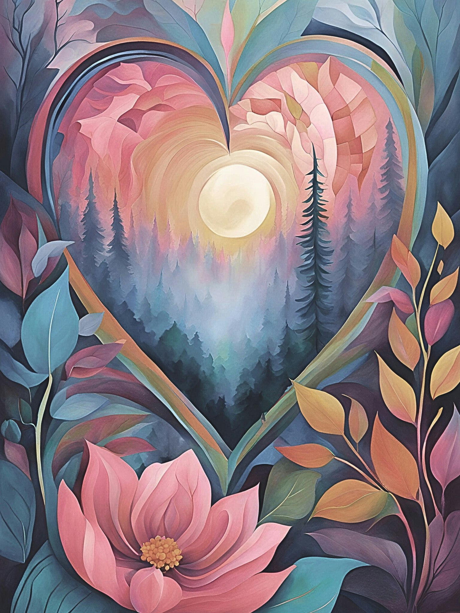 Graphic Art "The inner perspective of the heart"