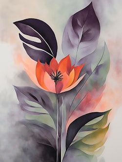 Graphic Art "Abstract flower in an abstract world"