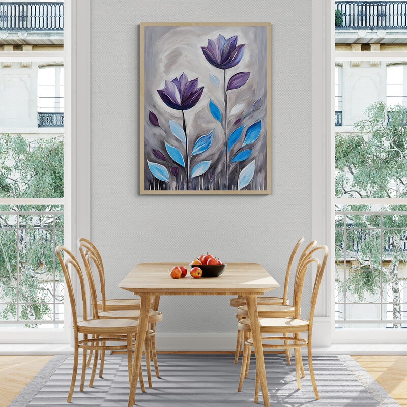 Graphic Art "Flower Heart Light"