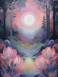 Graphic Art "The magical energy of life"