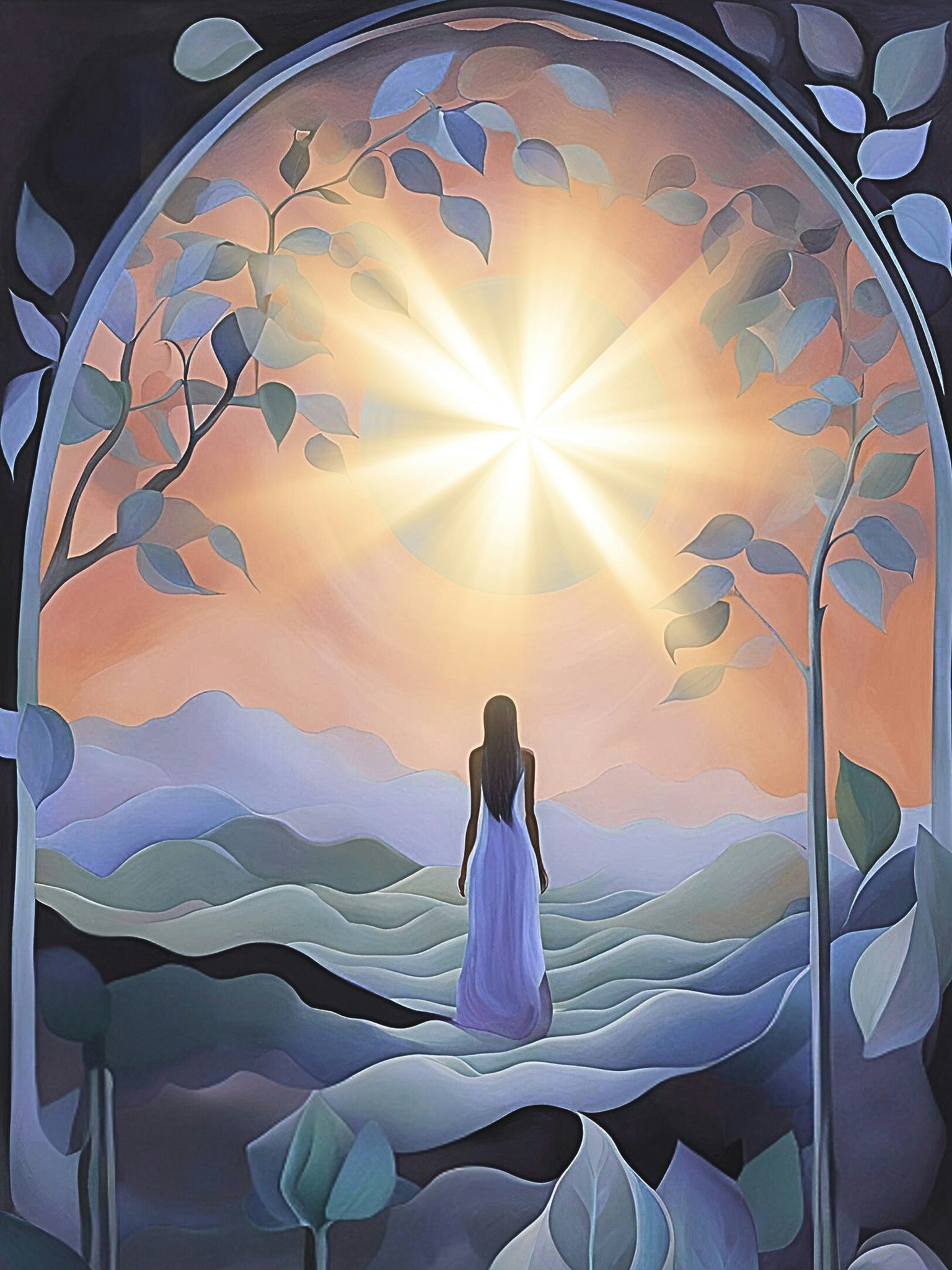 Graphic Art "The light as guidance"