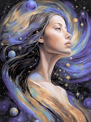 Graphic Art "Micro and macro cosmos as a whole"