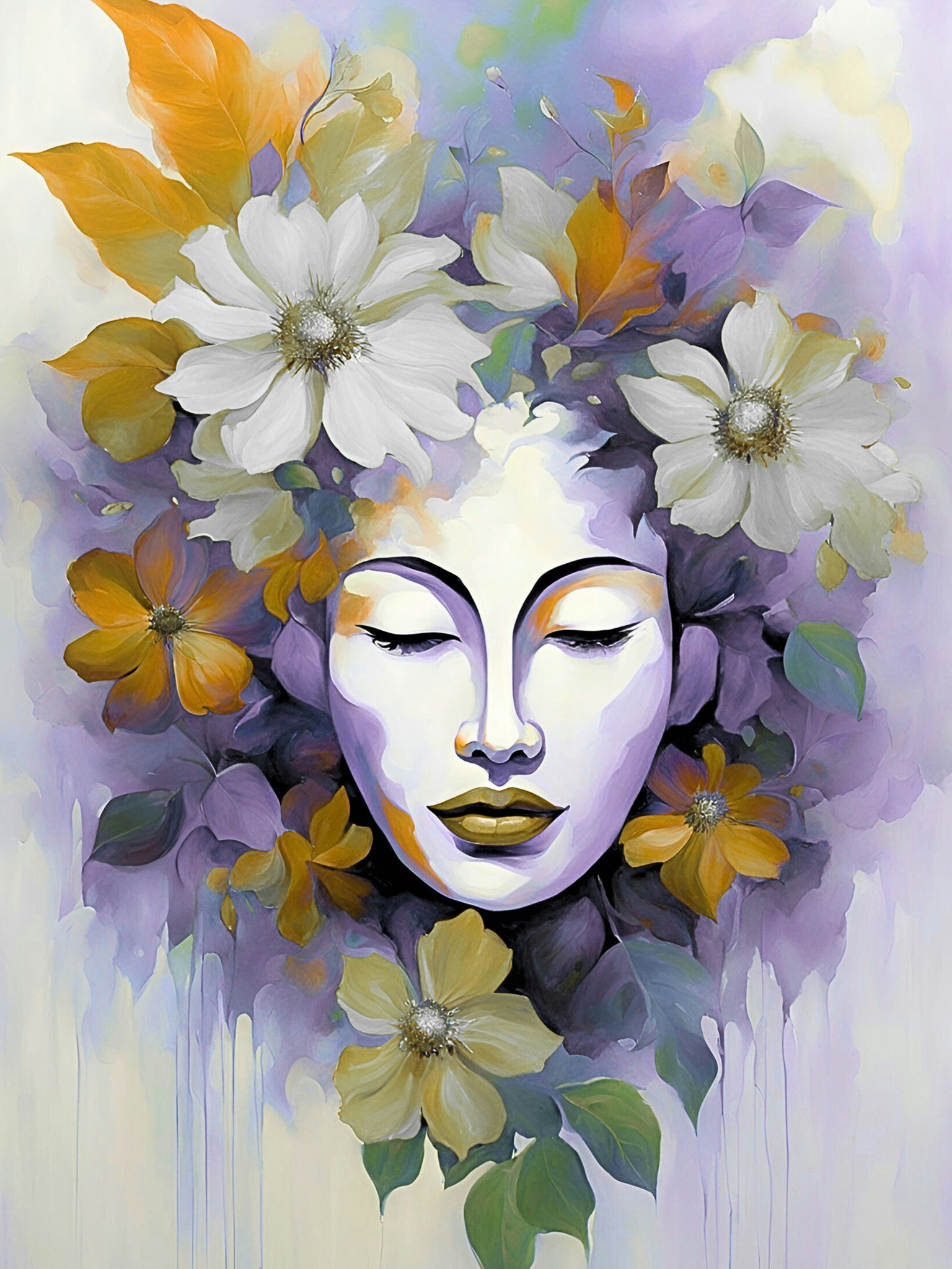 Graphic Art "Through action I feel my strength"