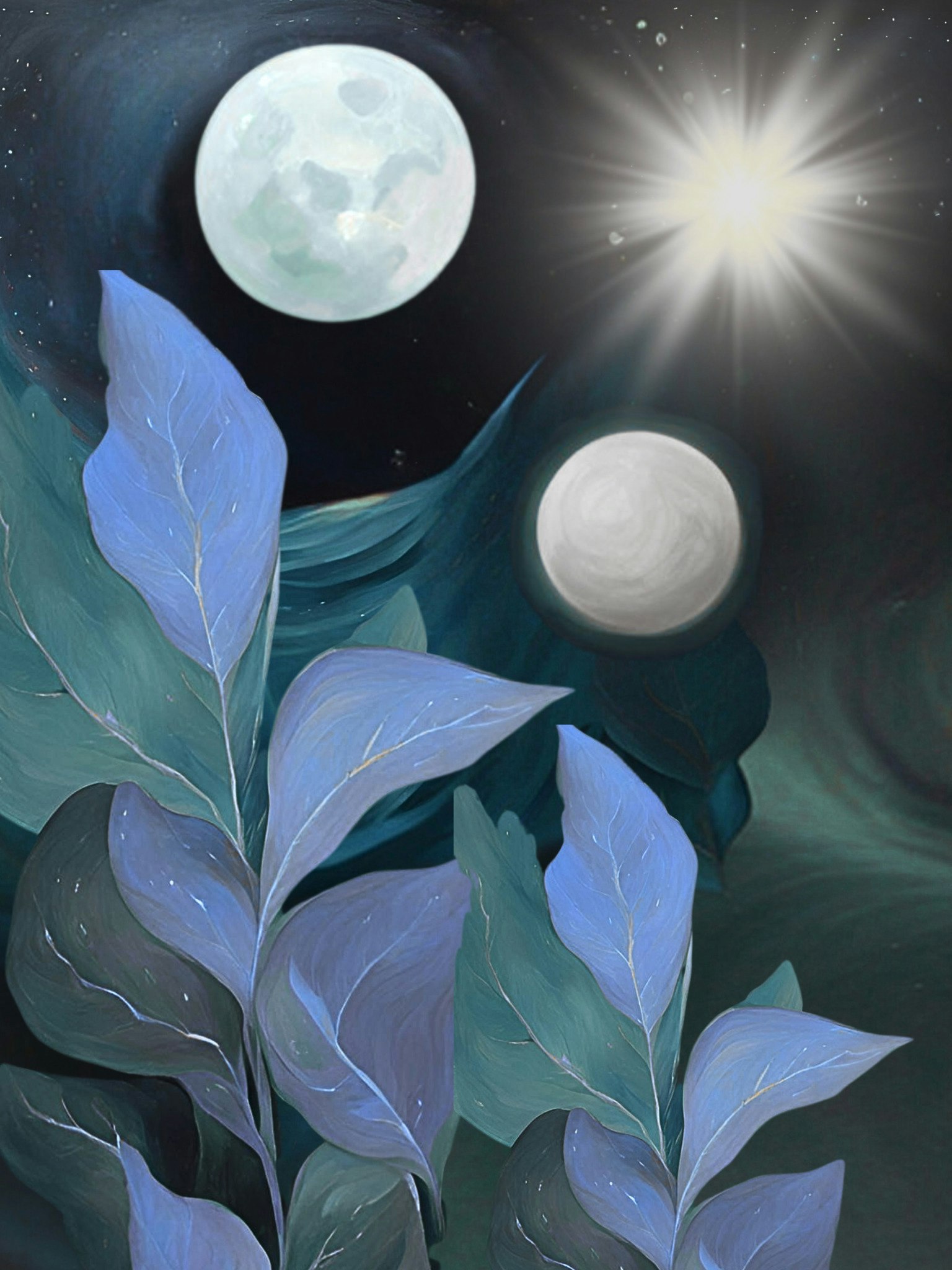 Graphic Art "Spirit in space"