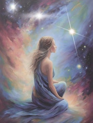 Graphic Art "My inner self shines brightly"