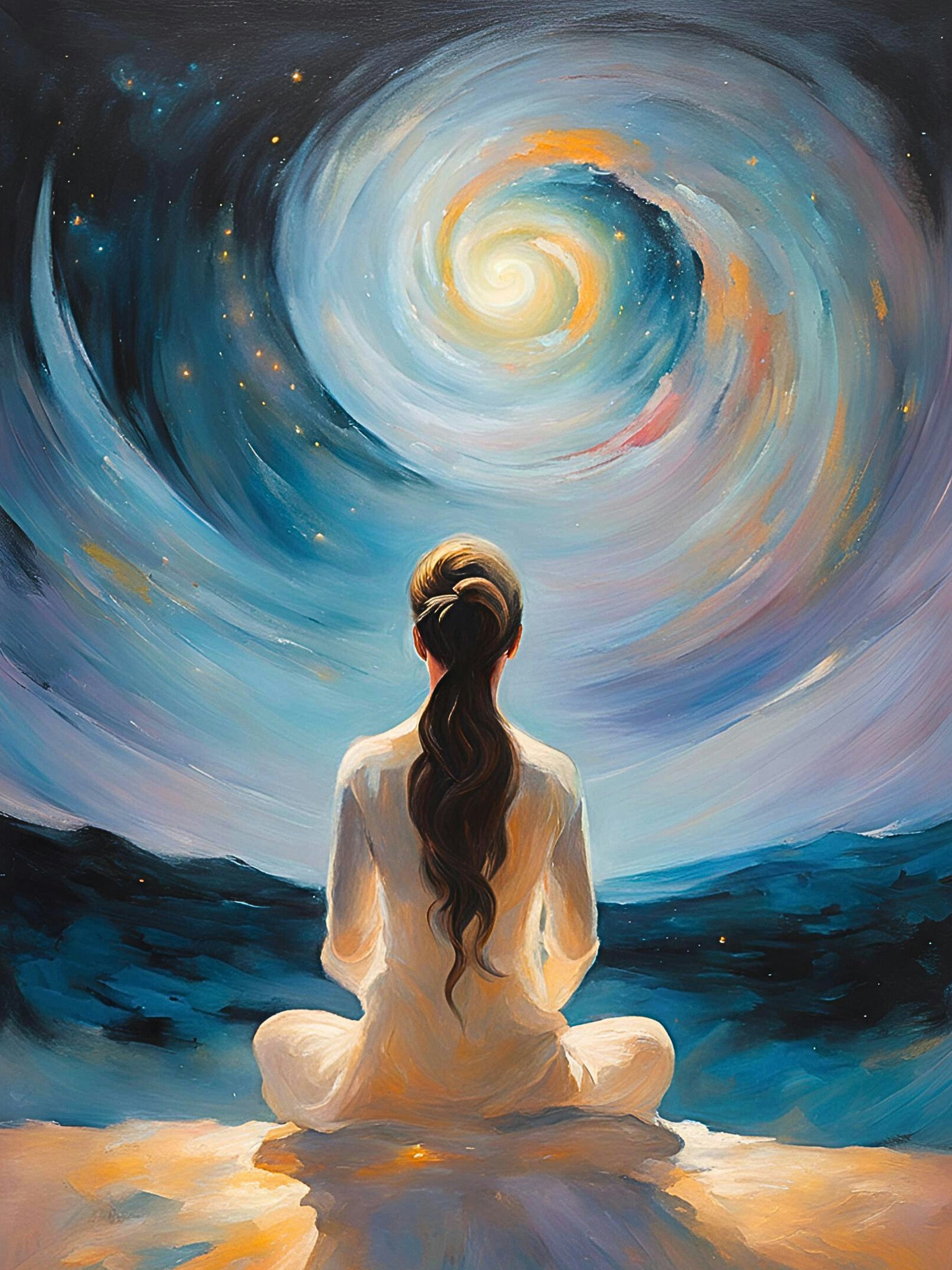 Graphic Art "My inner strength is one with the divine"