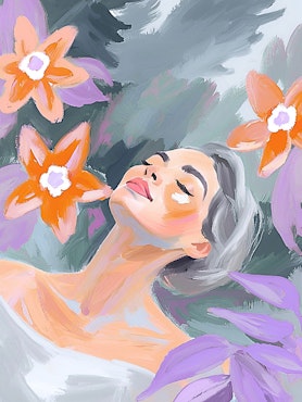 Graphic Art "Relaxation and balance"