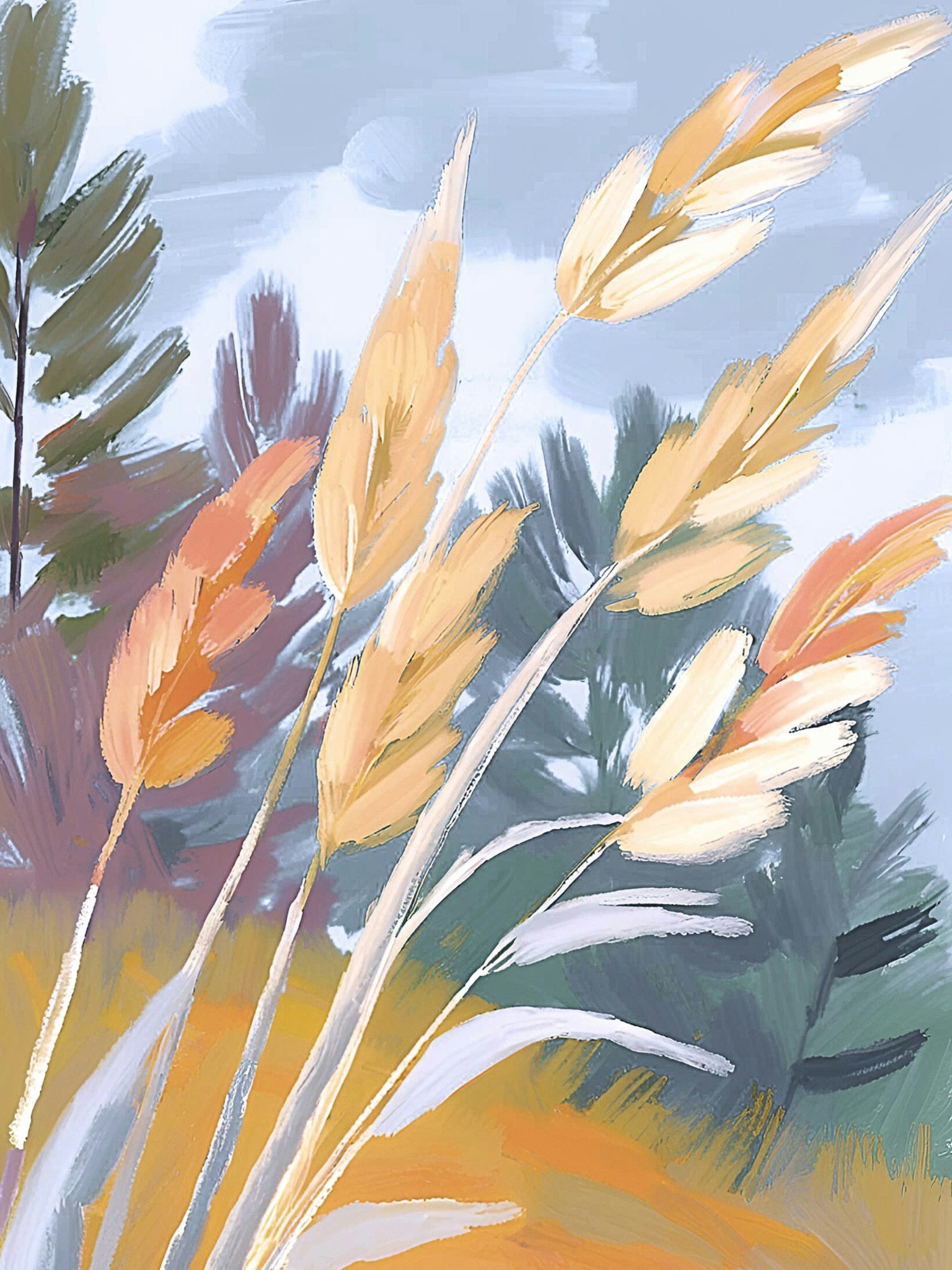 Graphic Art "The uplifting energy of nature"