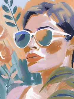 Graphic Art "To enjoy the present"