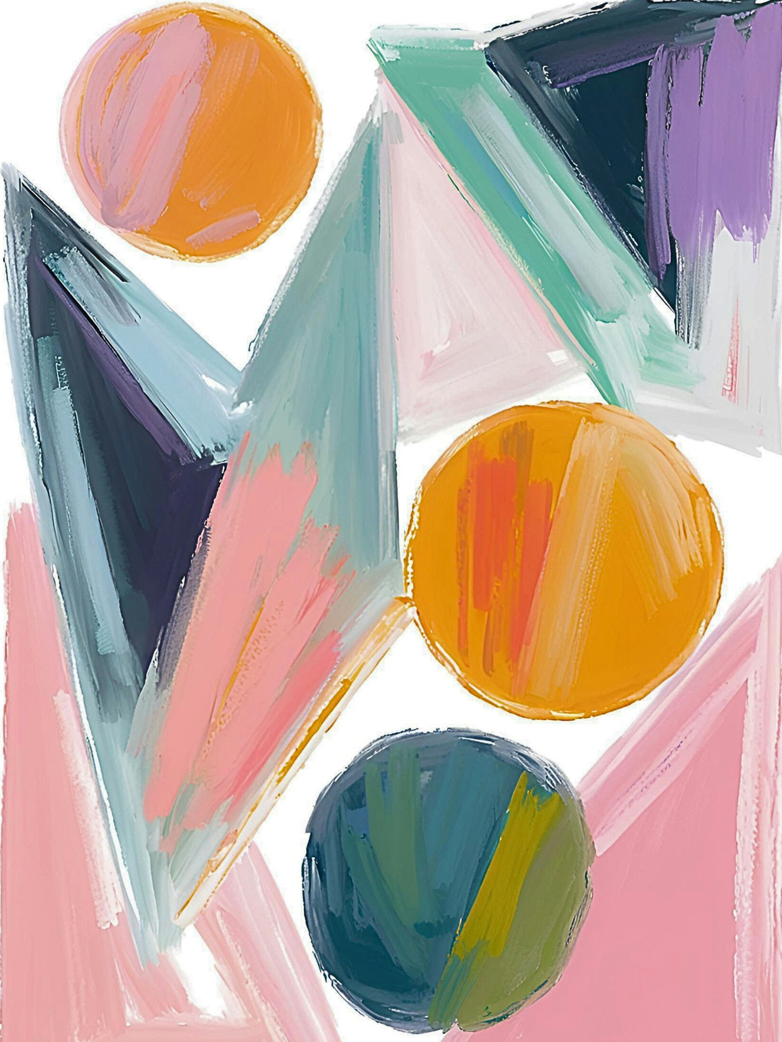 Graphic Art "A geometric world"