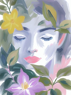 Graphic Art by Pär "Happiness comes, happiness stays"