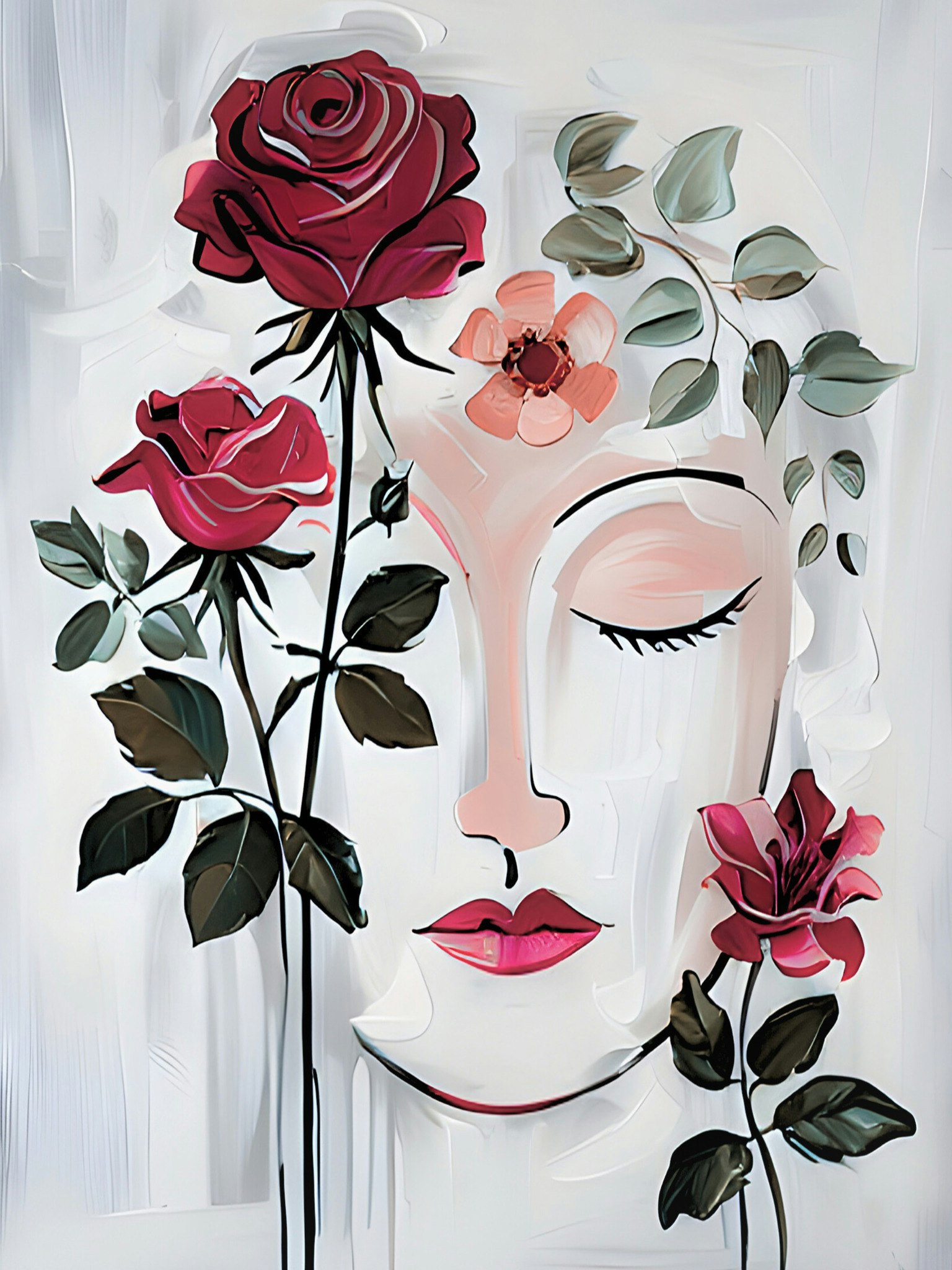 Graphic Art "My heart is full of strength and confidence"