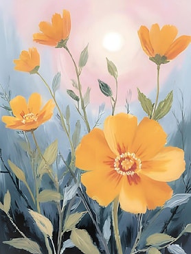 Graphic Art By Pär "Wild Flower 2501"