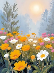 Graphic Art By Pär "Wild Flower 2502"