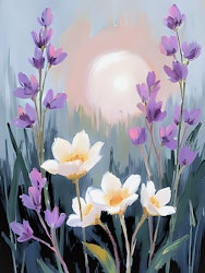 Graphic Art By Pär "Wild Flower 2504"