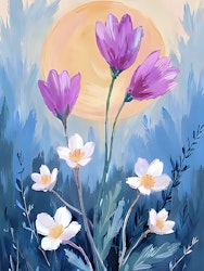 Graphic Art By Pär "Wild Flower 2506"