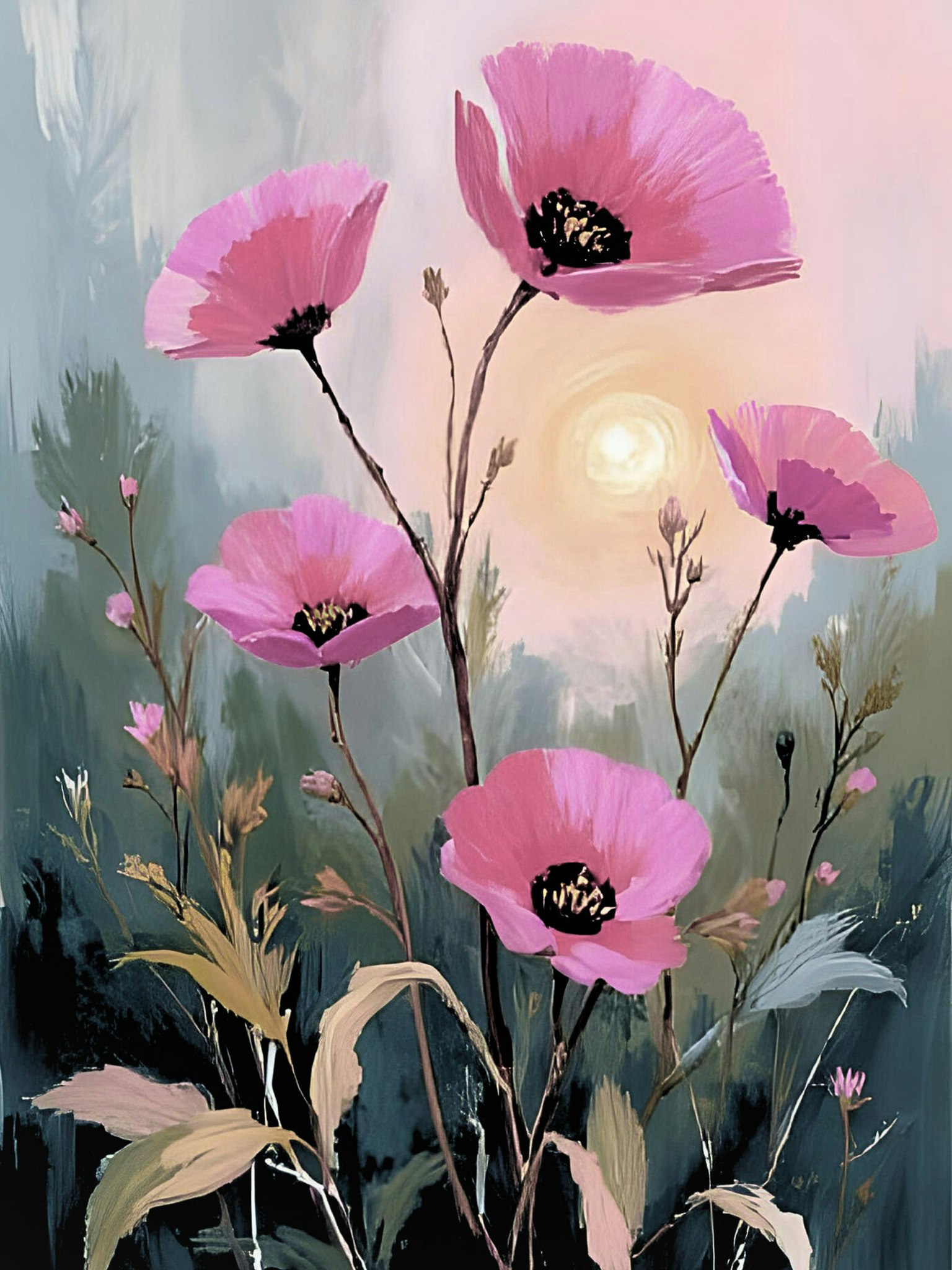 Graphic Art By Pär "Wild Flower 2508"