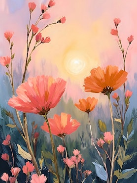 Graphic Art By Pär "Wild Flower 2509"