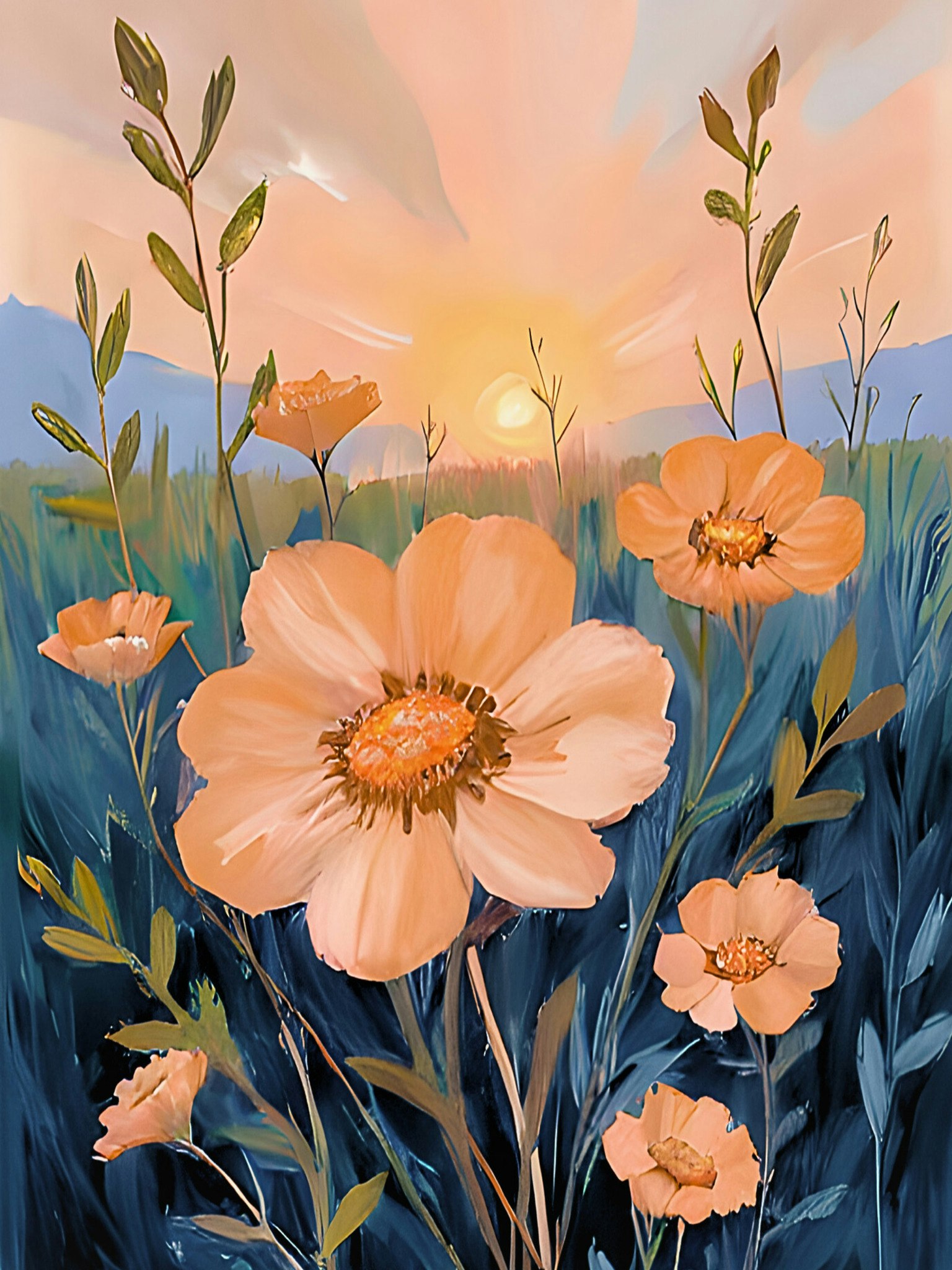 Graphic Art By Pär "Wild Flower 2512"