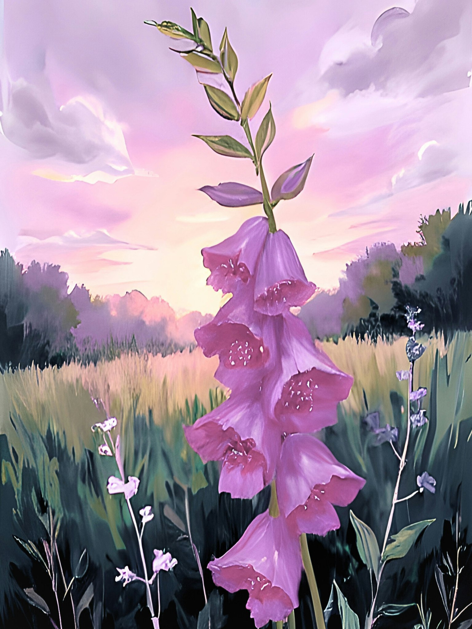 Graphic Art By Pär "Wild Flower 2513"
