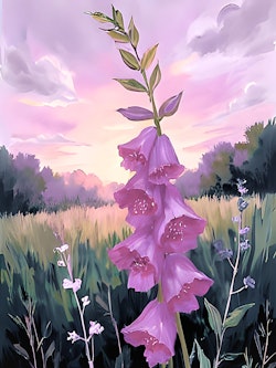 Graphic Art By Pär "Wild Flower 2513"