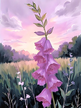 Graphic Art By Pär "Wild Flower 2513"