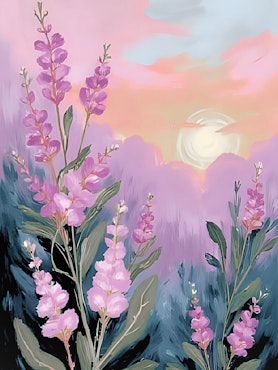 Graphic Art By Pär "Wild Flower 2519"