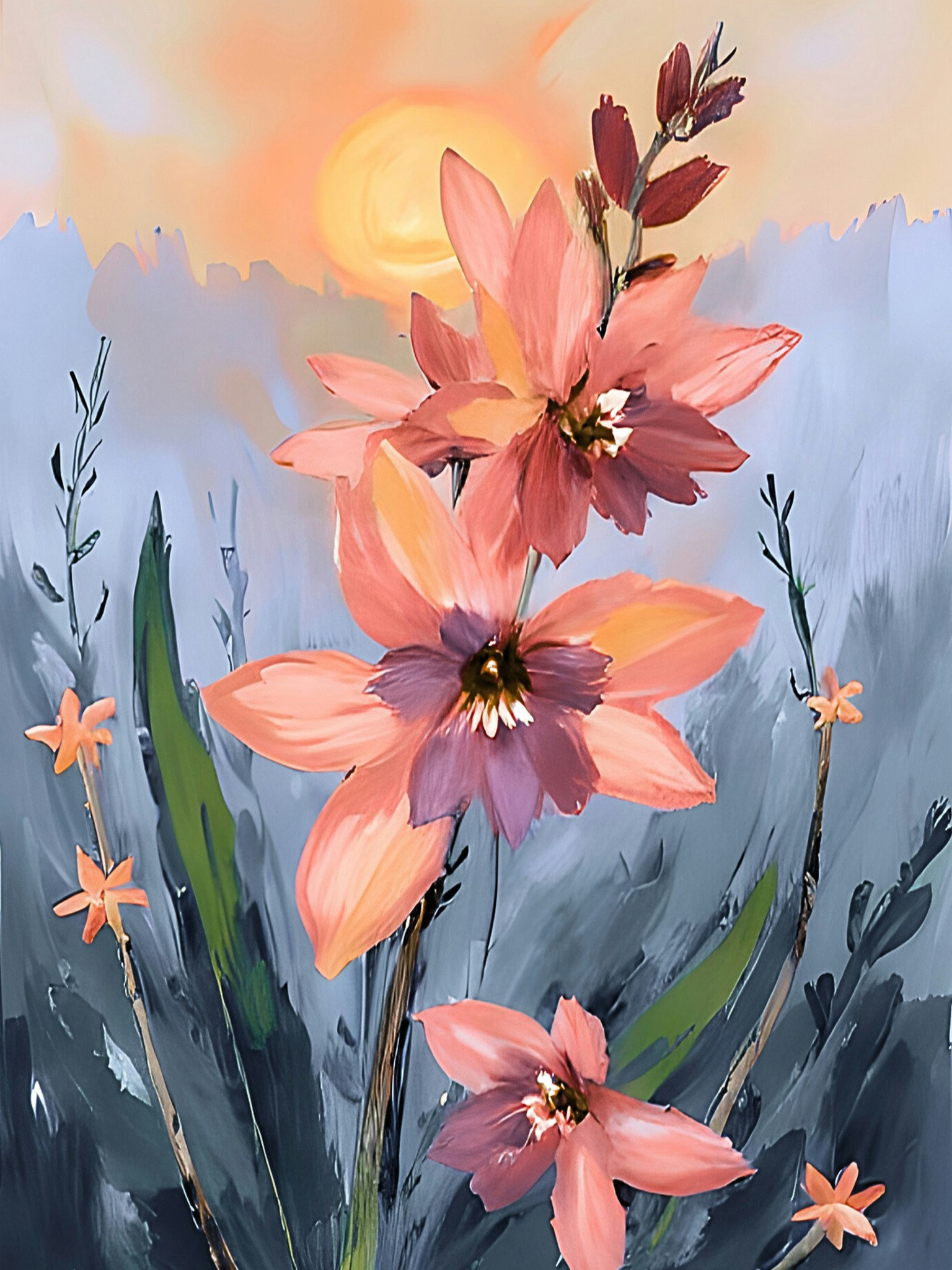 Graphic Art By Pär "Wild Flower 2522"