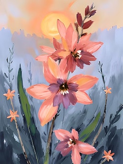 Graphic Art By Pär "Wild Flower 2522"