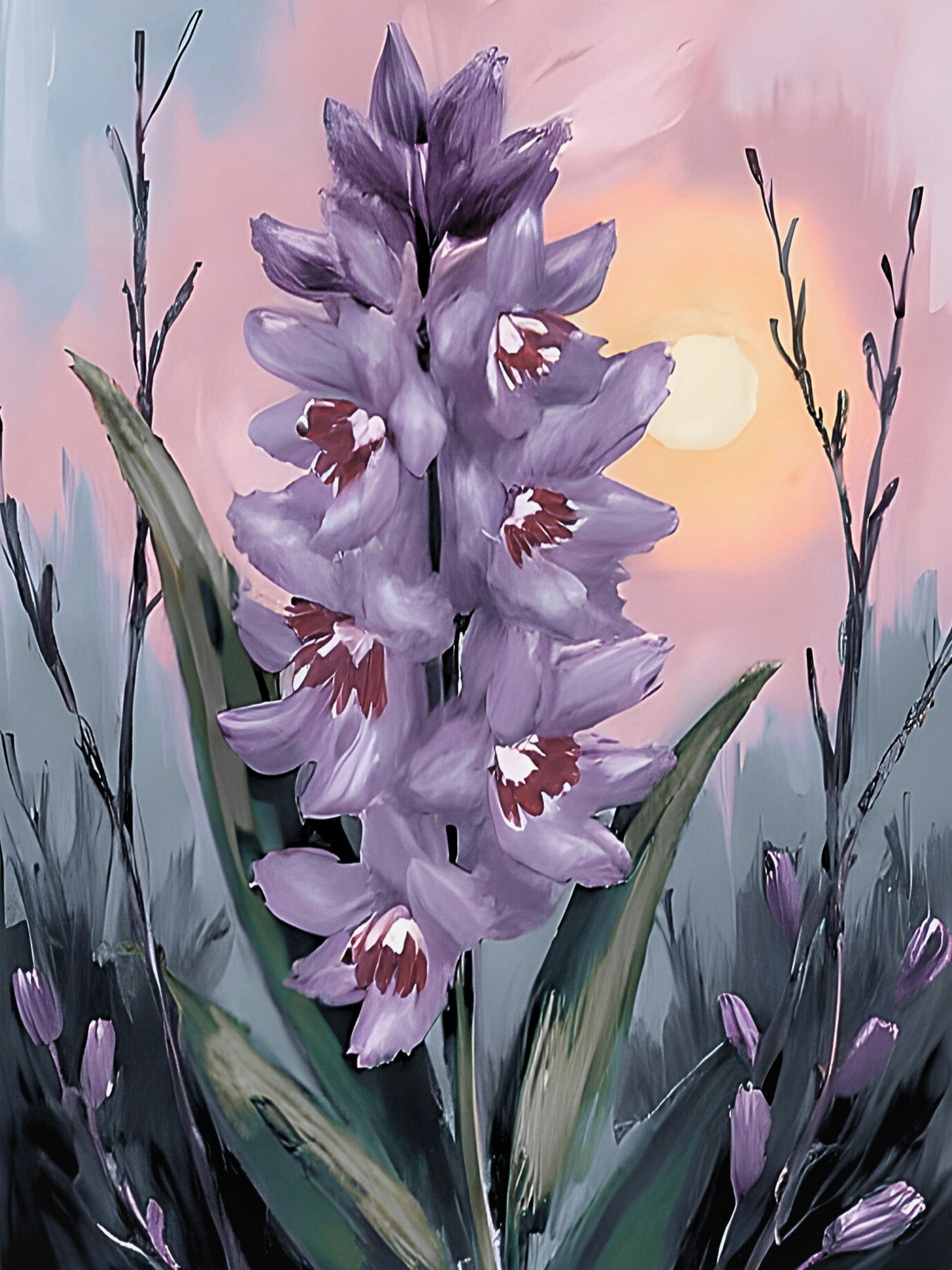 Graphic Art By Pär "Wild Flower 2523"