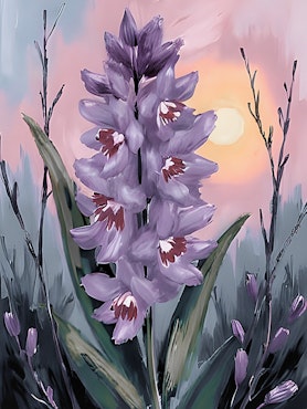 Graphic Art By Pär "Wild Flower 2523"