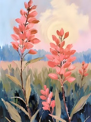 Graphic Art By Pär "Wild Flower 2527"