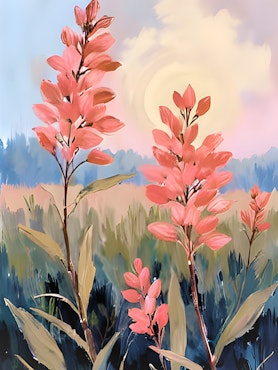 Graphic Art By Pär "Wild Flower 2527"