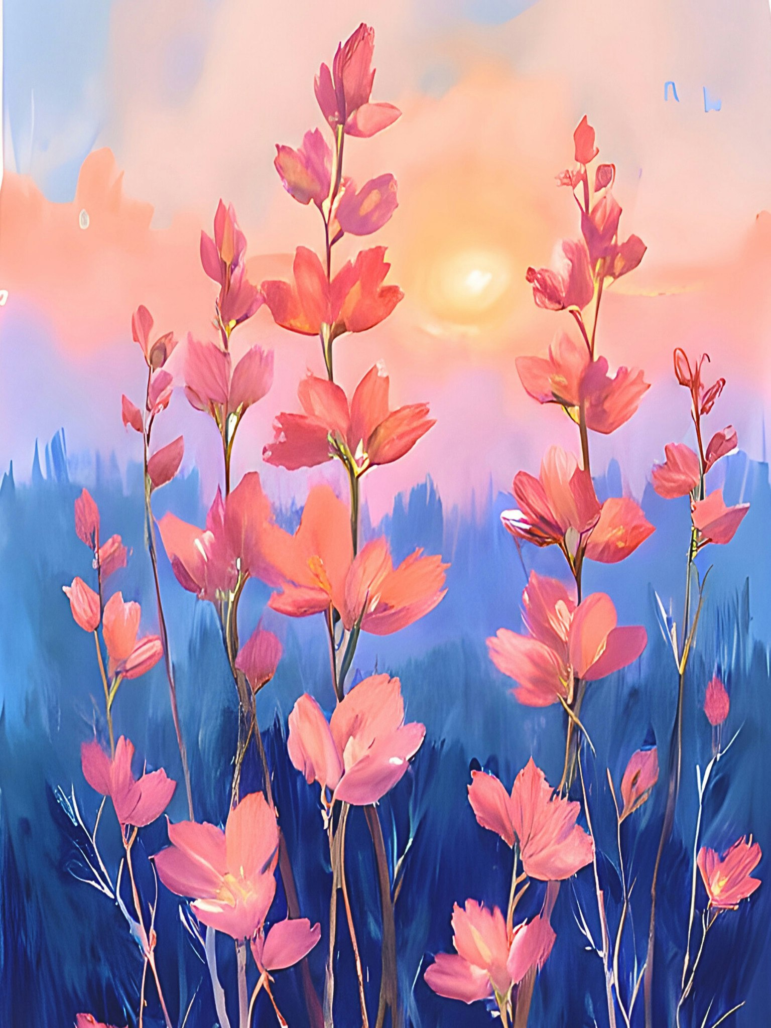 Graphic Art By Pär "Wild Flower 2528"
