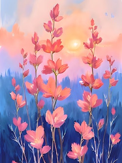 Graphic Art By Pär "Wild Flower 2528"
