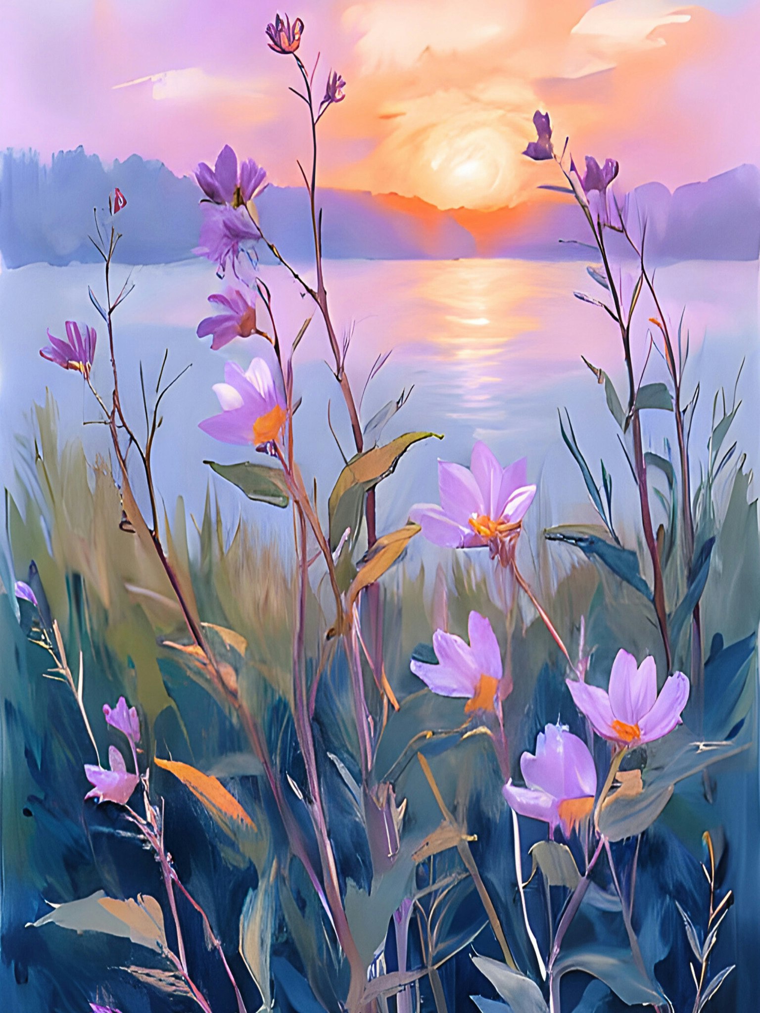Graphic Art By Pär "Wild Flower 2529"