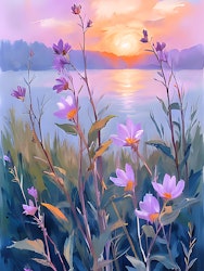Graphic Art By Pär "Wild Flower 2529"
