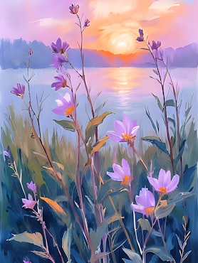 Graphic Art By Pär "Wild Flower 2529"