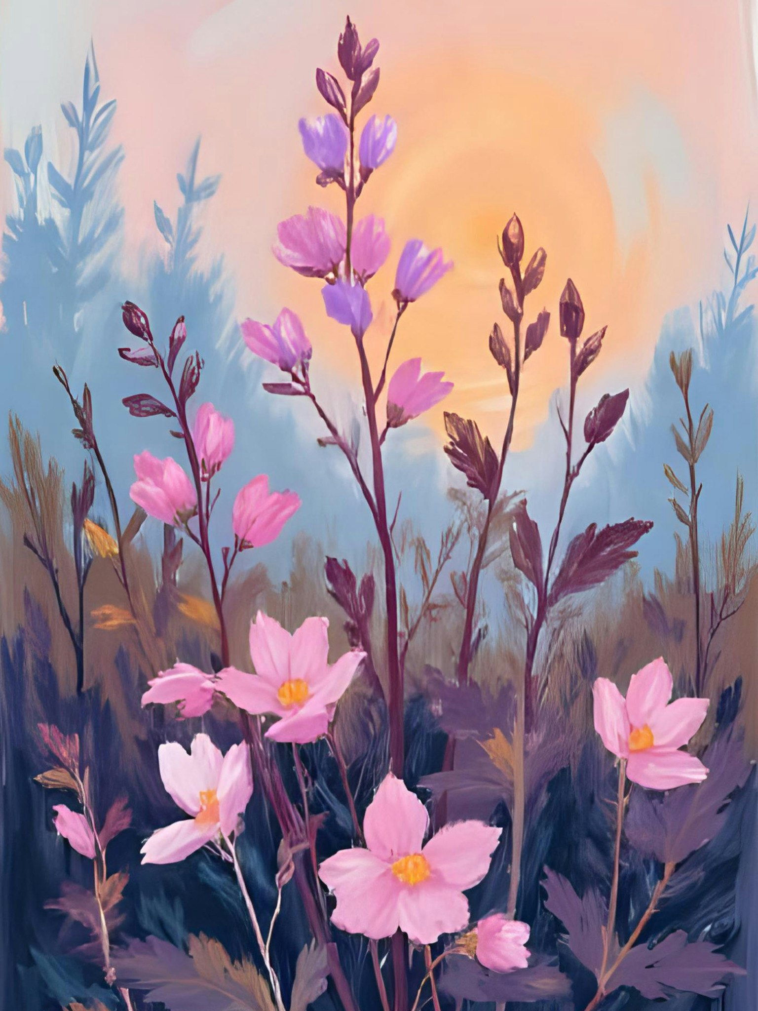 Graphic Art By Pär "Wild Flower 2530"