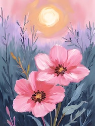 Graphic Art By Pär "Wild Flower 2531"