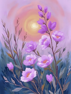Graphic Art By Pär "Wild Flower 2532"