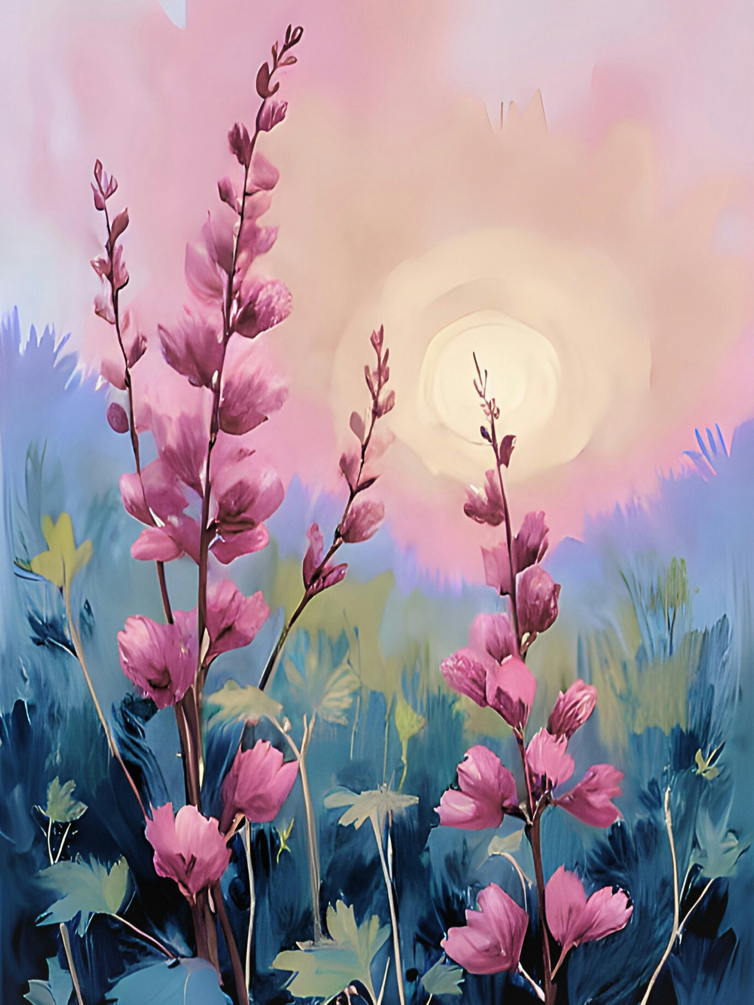 Graphic Art By Pär "Wild Flower 2533"