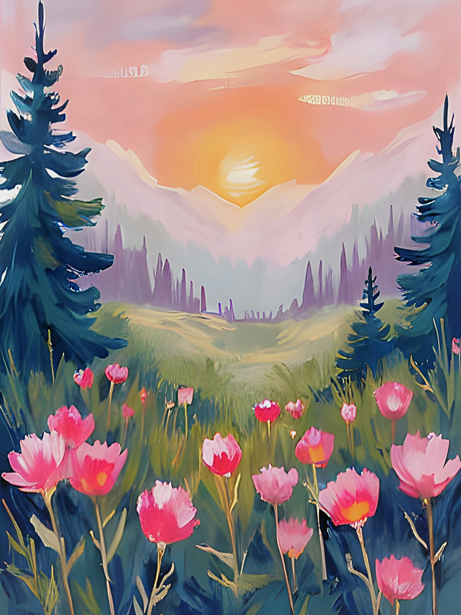Graphic Art by Pär "Wild Flower 2547"
