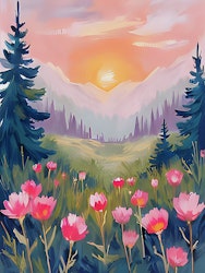 Graphic Art by Pär "Wild Flower 2547"